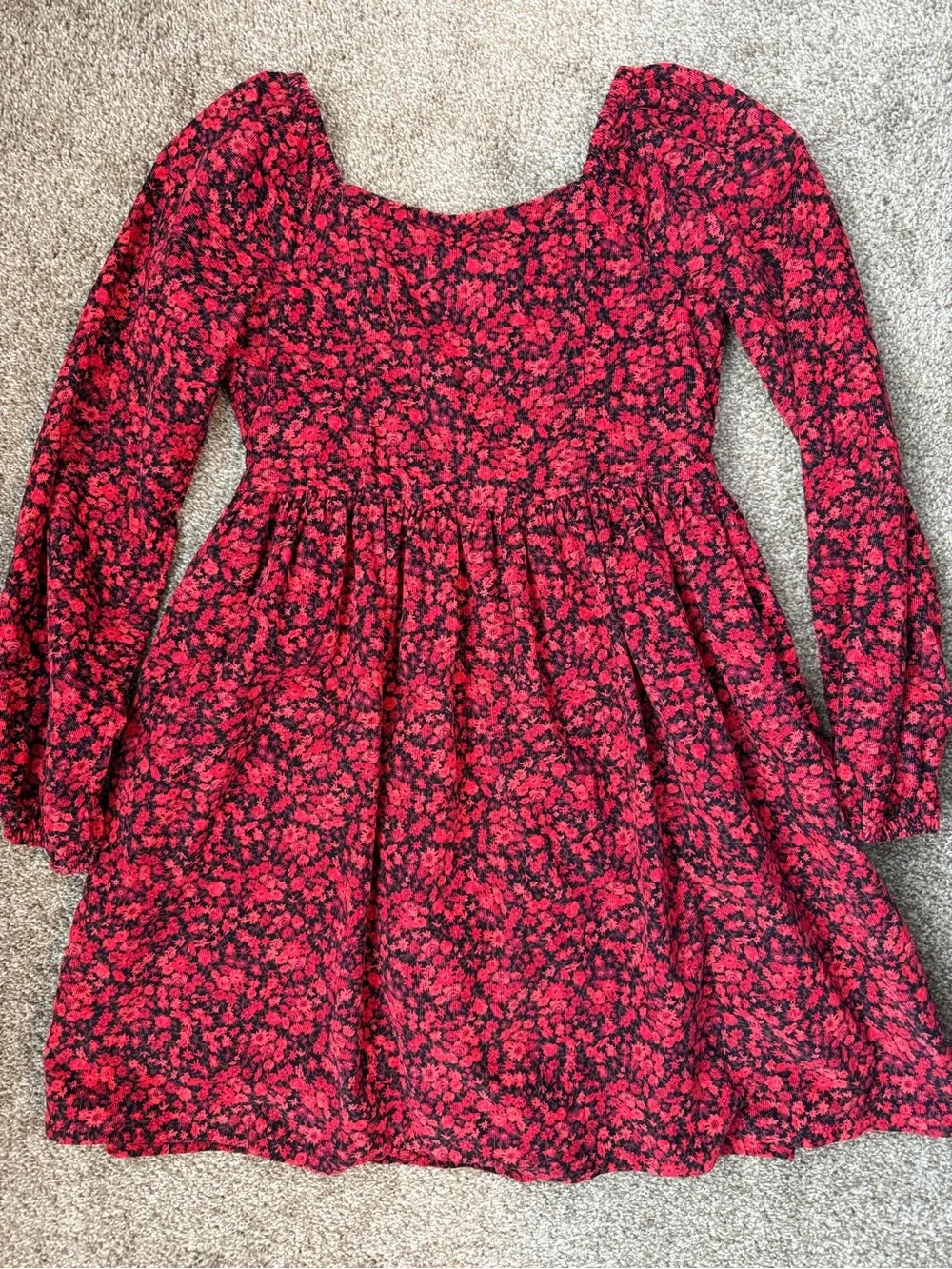 GAP Kids girls floral corduroy dress